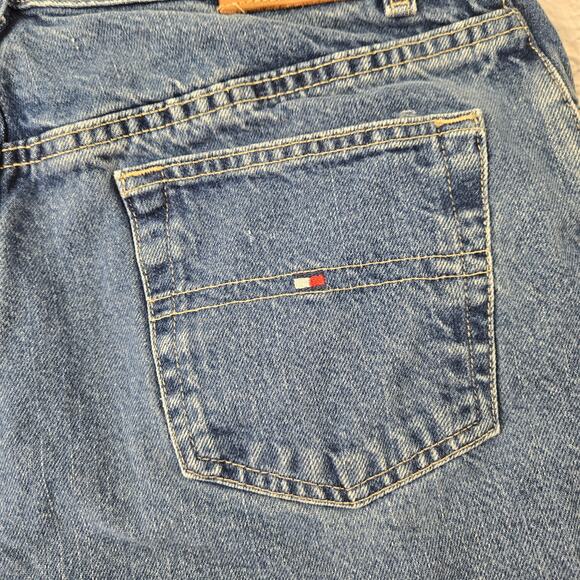 Vintage 2002 Tommy Hilfiger Women's Tapered Jeans size 16 - Picture 7 of 16